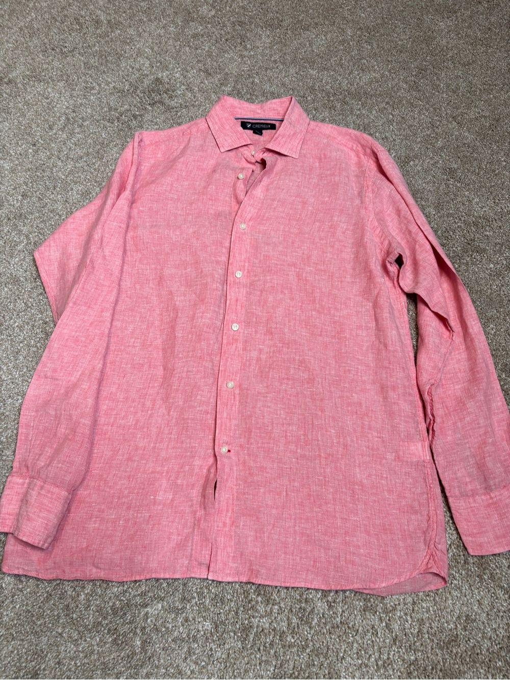 Cremieux 100% Linen Button-Down Shirt